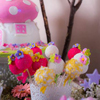Λουλουδένια cake pops 